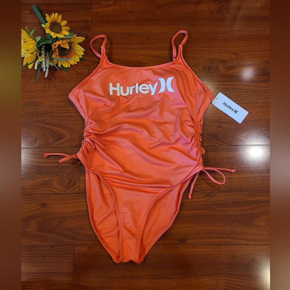 Hurley 1pc Orange Swimsuit
